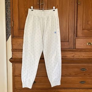 Soft and thick Champion Sweatpants from Urban Outfitters.